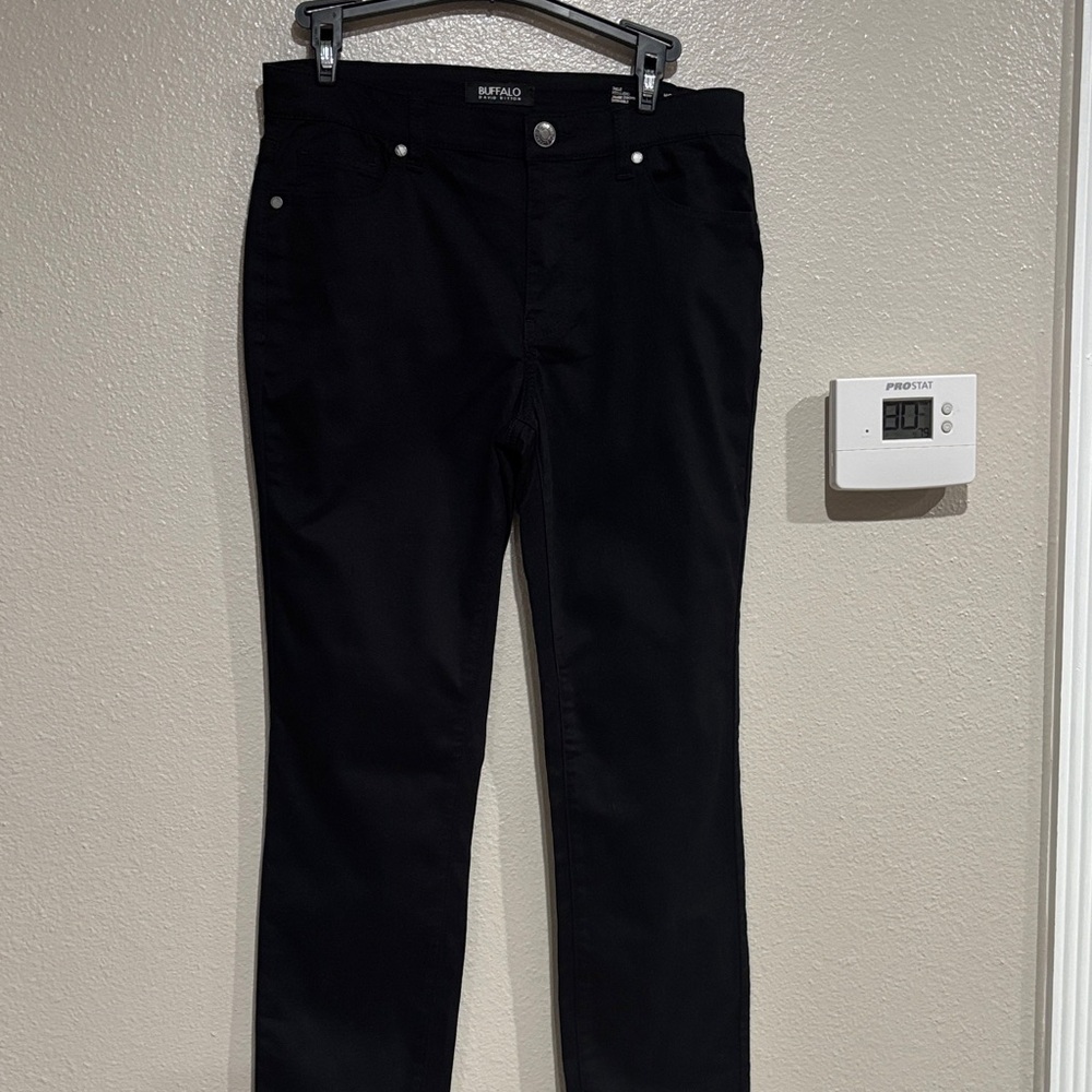 Buffalo David Bitton Black Straight Leg Women's Jeans